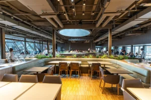 Travaux réalisés pour la brasserie 56 à la Tour Eiffel